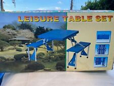 Set da campeggio con 4 sedie