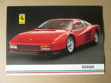 Ferrari Car brochure 1986