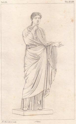 Antica stampa del 1800 - antica, (1825)