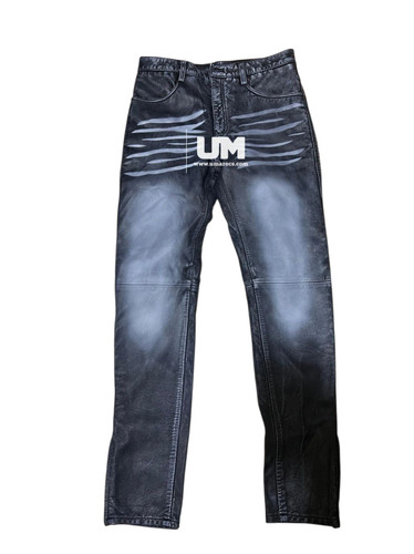 Pantalone uomo vera pelle - , nero
