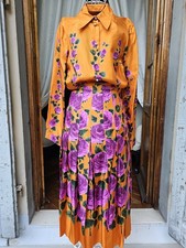 GUCCI BY ALESSANDRO MICHELE COMPLETO GONNA/CAMICIA IN SETA