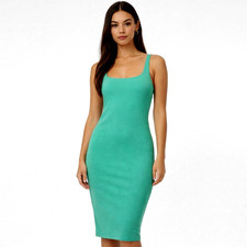 Abito midi bodycon verde Zara