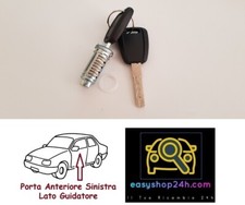 CILINDRETTO PORTA SX PER FIAT PANDA 03 169 NOTTOLINO BLOCCHETTO SERRATURA CHIAVE