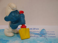 Puffo Pala Vanga 20043 Smurfs Digger Var. 5A Pejo © SchleichⓈ W. Germany Puffi 