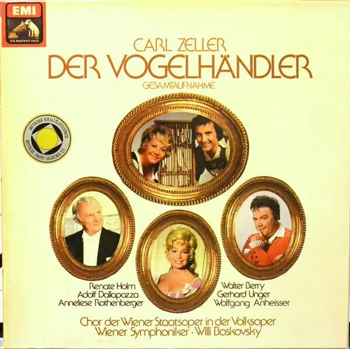 2xlp zeller der vogelhändler - zeller,