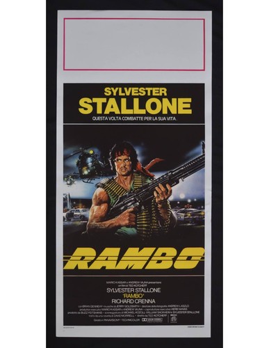 Locandina rambo sylvester - rambo,