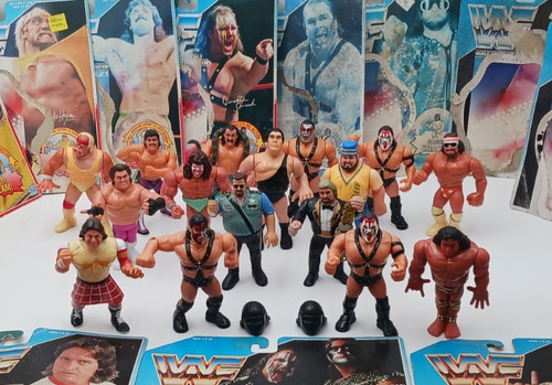 Hasbro wwf action figure - action, 1990