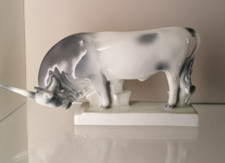 ZSOLNAY MANIFATTURA PORCELLANA PECS Toro 1° Scelta lunghezza 33 cm