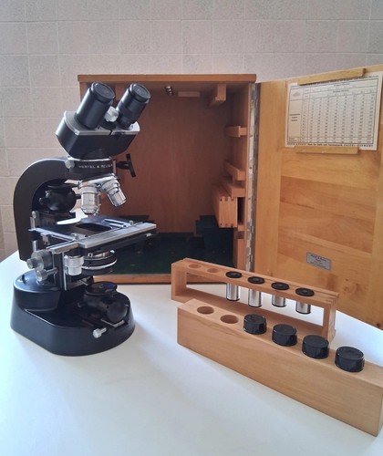 Microscopio biologico hertel - biologico,