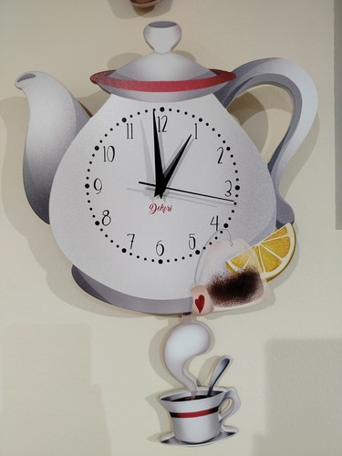 Orologio teiera con - teiera, 🎁