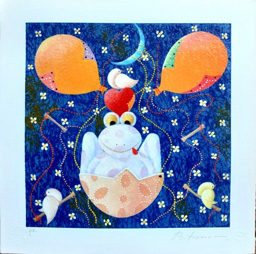 Beppe francesconi serigrafia - francesconi,