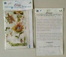 TOVAGLIOLI IN CARTA DI RISO PER DECOUPAGE. FERRARIO 30X50CM