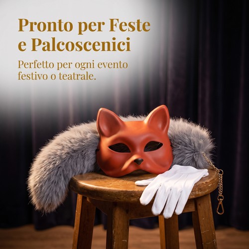 Maschera volpe coda per - volpe,