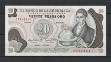 COLOMBIE Colombia Billet de 20