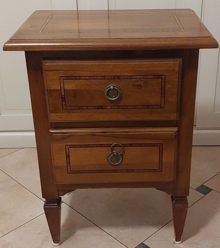 Comodino legno vintage stile - vintage,