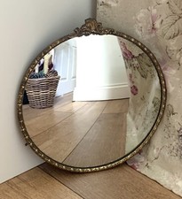 Specchio tondo vintage antico