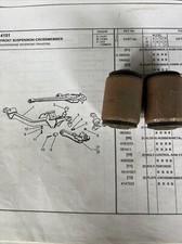 FSO 4181070 Silent Block Braccio Oscillante Daewoo Truck 1.9 d (2 Pezzi)