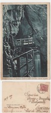 BELLANO - LECCO - INTERNO DELL'ORRIDO - SULLA SOGLIA - VIAGG. 1927 -21136-