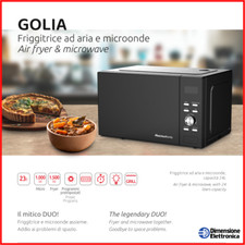 Friggitrice ad Aria e Forno Microonde Grill 24 Litri Melchioni Family Golia frye