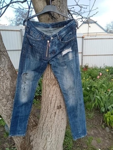 Jeans uomo dsquared navy - jeans,