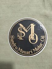 Adesivo Sticker Pubblicitario Sandro Munari Motore Oil Anni 7 Vintage