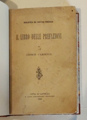 Carducci giosuè il libro - il,