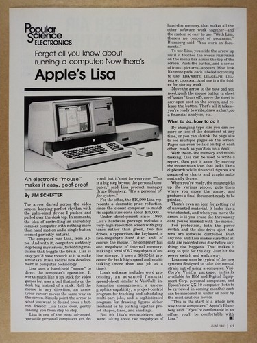 Apple lisa computer 1983 - apple,