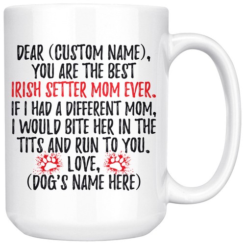 Personalized irish setter mom - personalized,