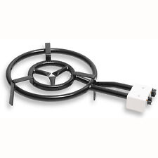 Paellero Doppio Aro 50-30cm Bruciatore a Gas, Adatto a Padelle per Paella 70cm