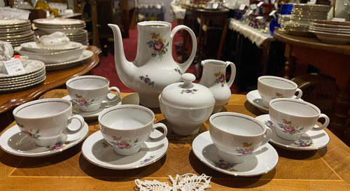 Servizio caffè vintage - servizio,