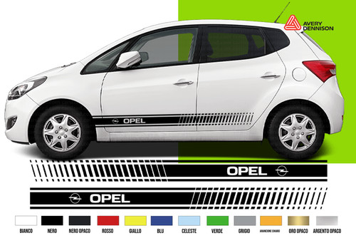 Opel corsa adesivi laterali - corsa,