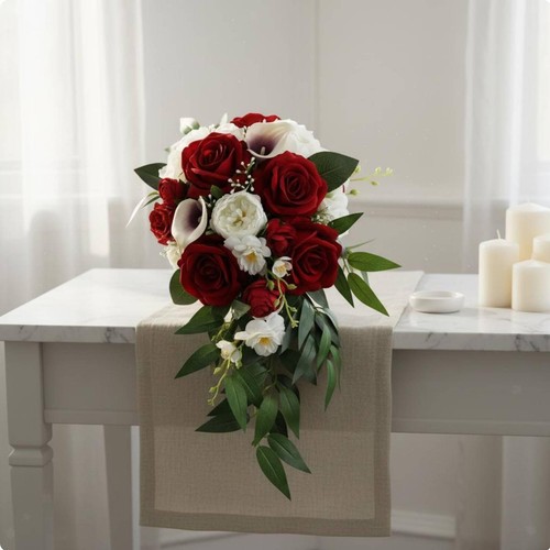 Bouquet sposa goccia in - da, a