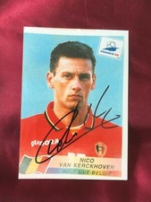 Autografo NICO VAN KERCKHOVEN-Belgio-firmato a mano IN PERSONA-Ex-Westerlo/Lierse