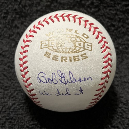 Bob gibson autografato firmato - bob,