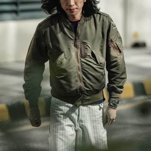 Bronson usaf flying jacket - flying,