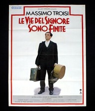 LE VIE DEL SIGNORE SONO FINITE manifesto poster Troisi Viaggiatore Bagagli D60