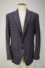 SCUDERI giacca uomo sartoriale SFODERATA lana MARRONE A/I tg. 52-54-56-58(IT) 6R