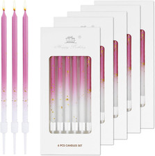 30Pz Candele Colorate per