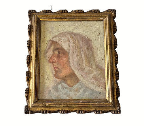 Ritratto donna con velo - donna,