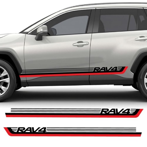 Adesivi striscia laterale rav4 - striscia,