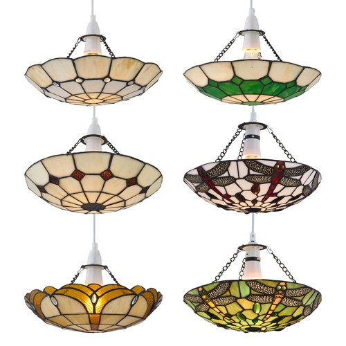 Plafoniera stile tiffany - plafoniera,