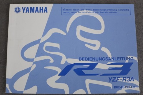 Yamaha yzf r3a - r3, manuale