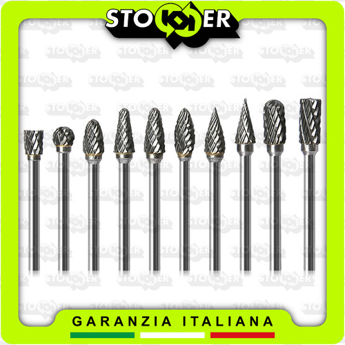 Kit punte frese carburo - 10,