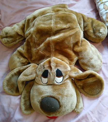 Peluche bifacciale bottiglia