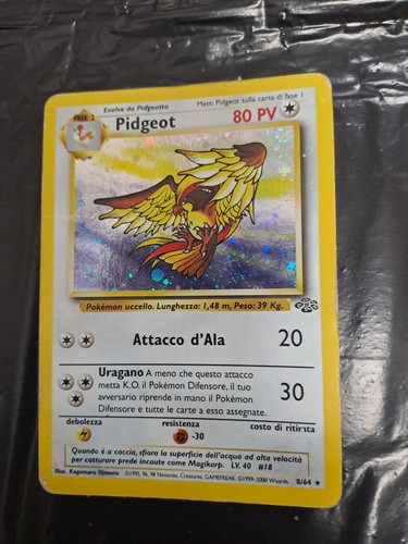 Carta pokémon pidgeot - carta,