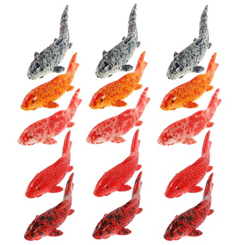 Statuina pesce koi - finto, 15