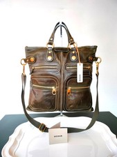 Hogan borsa a mano con tracolla colore verde marrone