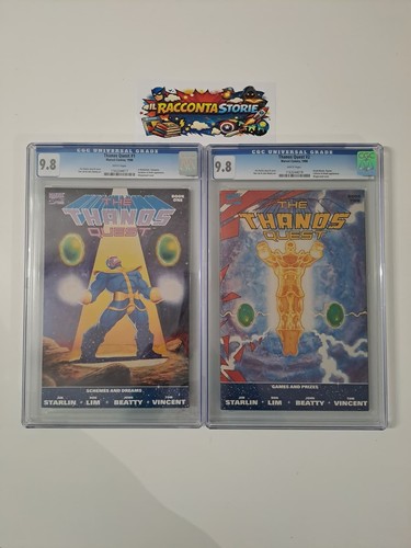 Thanos quest 2 cgc 9 - thanos,