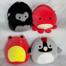 Lotto 4 Peluche Squishmallow