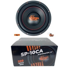 1 SP AUDIO SP-10CA subwoofer da 25 cm diametro impedenza 4 ohm 250 watt rms car